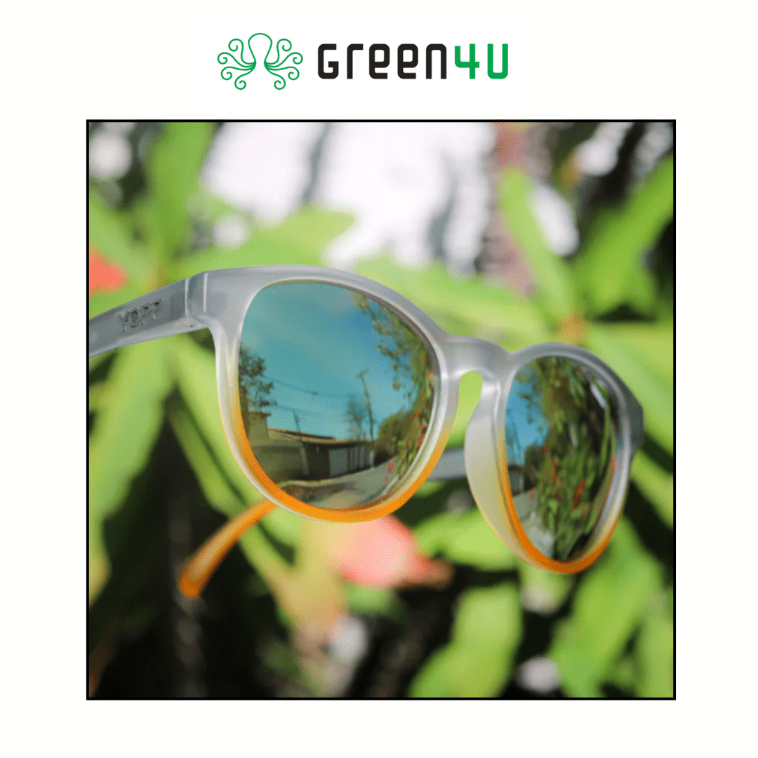 Óculos Yopp Redondo - Tu-ton Amarelo