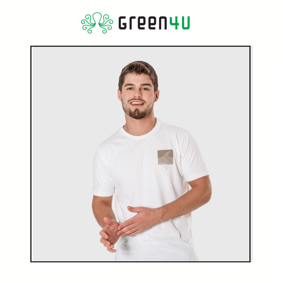 Camiseta Wave Relevo Off White 