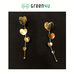 Brinco Coração Dourado