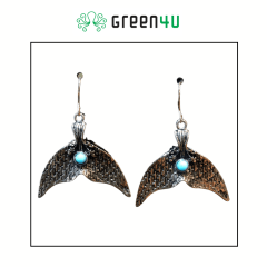 Brinco Rabo de Aço Pedra Azul