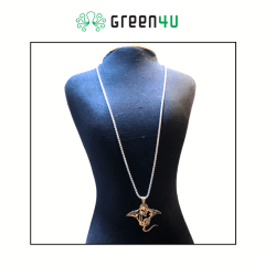 Colar Arraia e Coqueiro em Aço