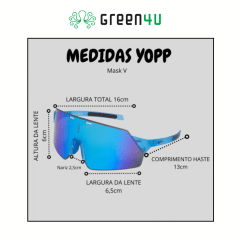 Óculos Yopp Máscara - Mask V2