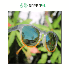 Óculos Yopp Redondo - Tu-ton Amarelo